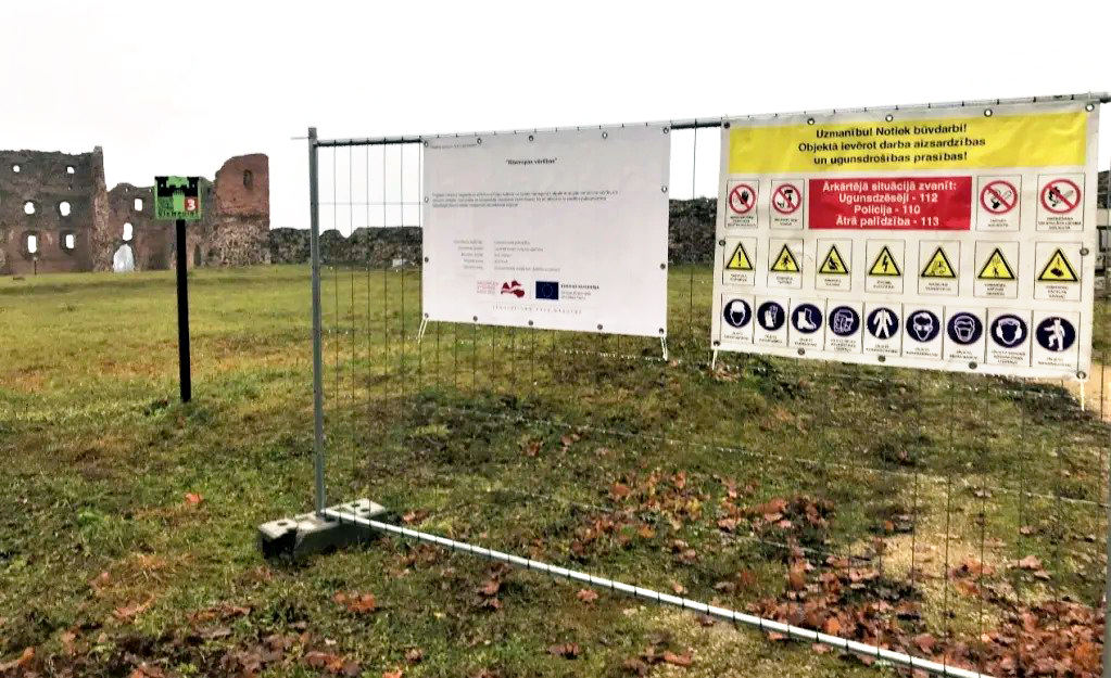 Labiekārto Ludzas pilskalna teritoriju