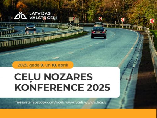 Ikgadējā ceļu nozares konference notiks 9. un 10. aprīlī