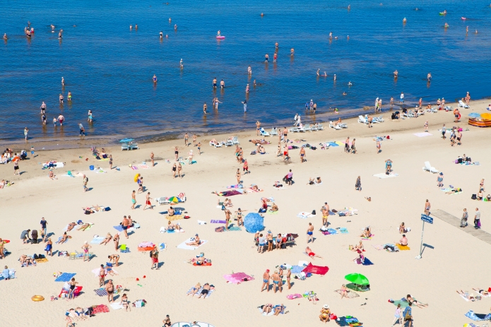 Labiekārto Jūrmalas peldvietas