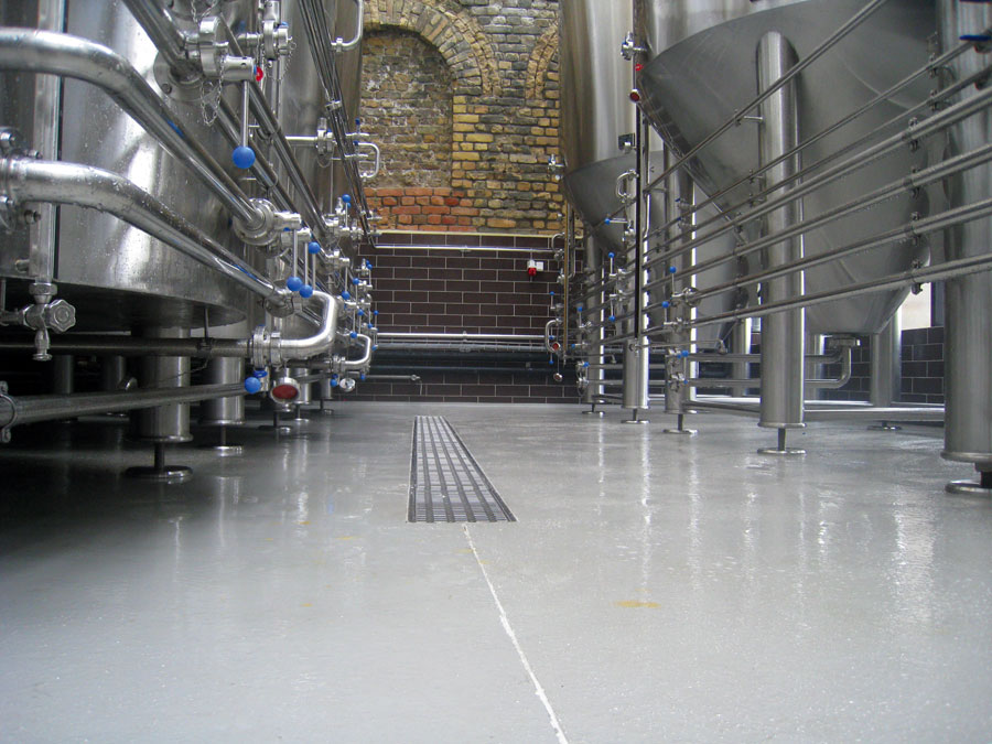 Industriālās grīdas ražošanas telpām