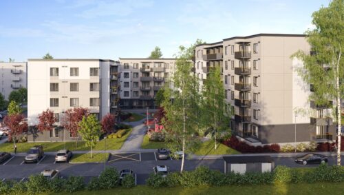 Sākta kvartāla “Mārpagalmi” trešā nama būvniecība Āgenskalnā