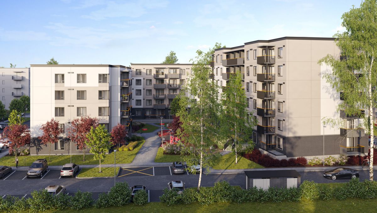 Ekspluatācijā nodots YIT ilgtspējīgā projekta “Mārpagalmi” otrais nams