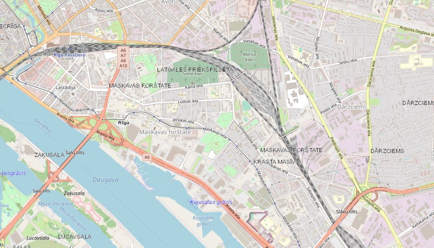 Izstrādās lokālplānojumu teritorijai Maskavas forštatē