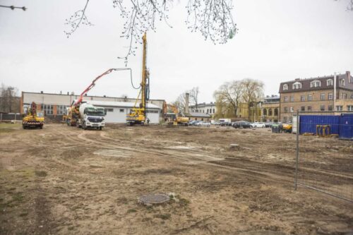 LLU Meža fakultātes laboratoriju Jelgavā būvē no koka