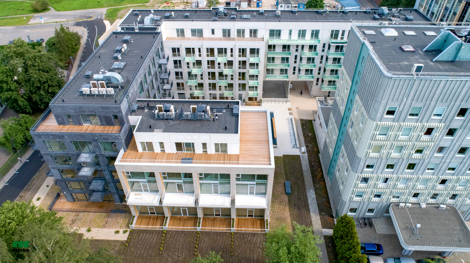 Dzīvojamā kvartāla “Merks Viesturdārzs” pirmā ēka nodota ekspluatācijā