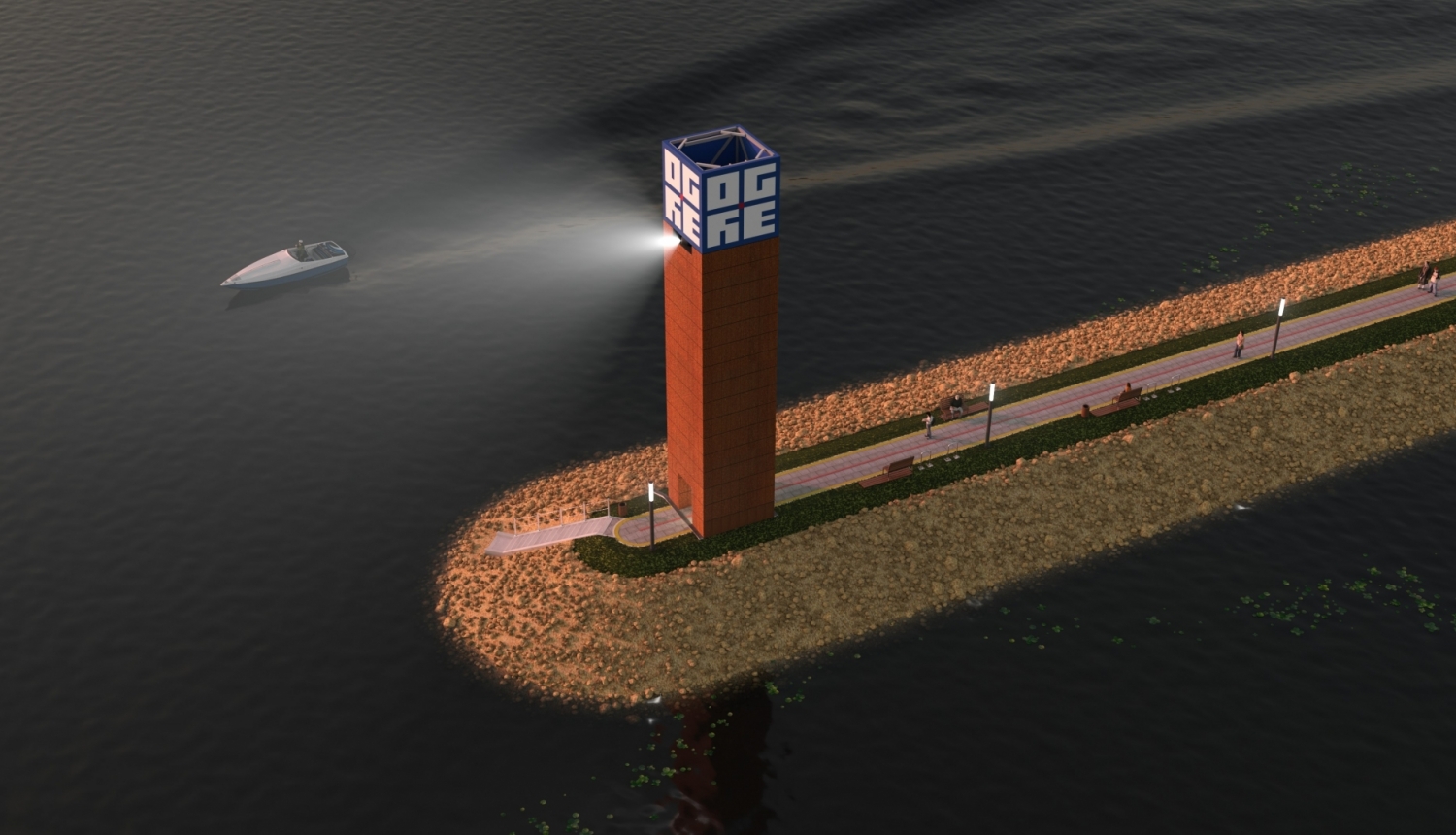 Ogrē būvē jaunu vides dizaina objektu