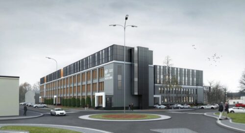 MŪKU SALĀ sākti lielākās biroju ēkas rekonstrukcijas darbi