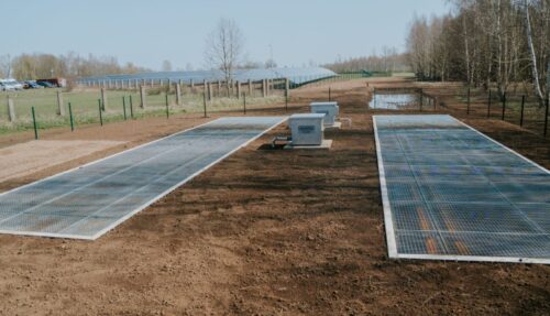 Jelgavas novada Nākotnes ciemā izbūvētas jaunas notekūdeņu attīrīšanas iekārtas