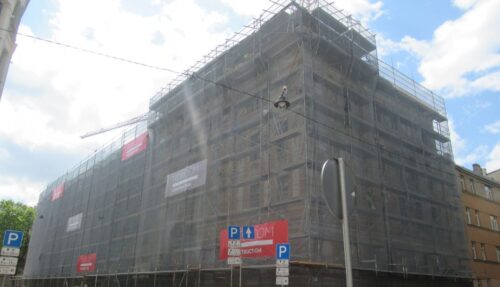 Rīgā atjauno jūgendstila namu Vīlandes ielā