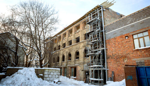 Pārbūvē Nacionālās Mākslu vidusskolas ēku