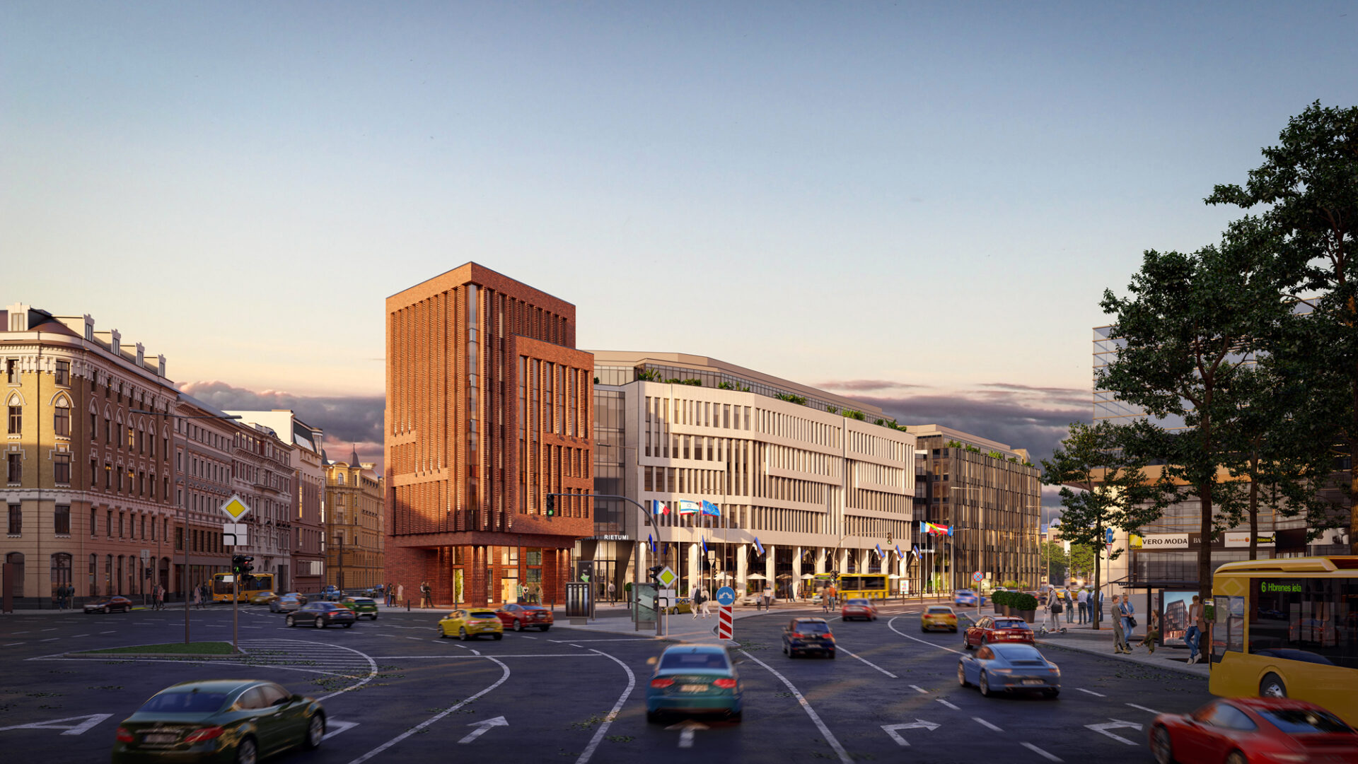 Ieliks jaunā projekta “Novira Plaza” stūrakmeni