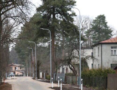 Ogrē modernizēts ielu apgaismojums