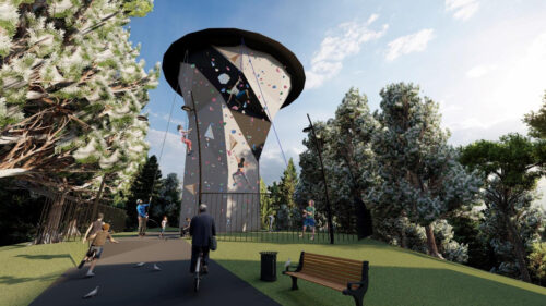 Ogrē ūdenstorni vēlas pielāgot kāpšanas sporta attīstīšanai