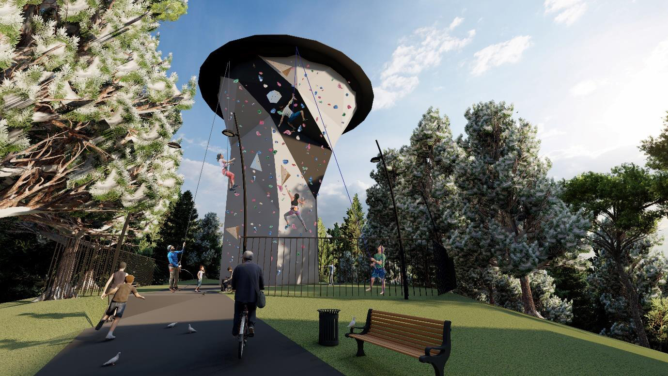 Kāpšanas siena Ogres ūdenstornī izmaksās 589 000 eiro