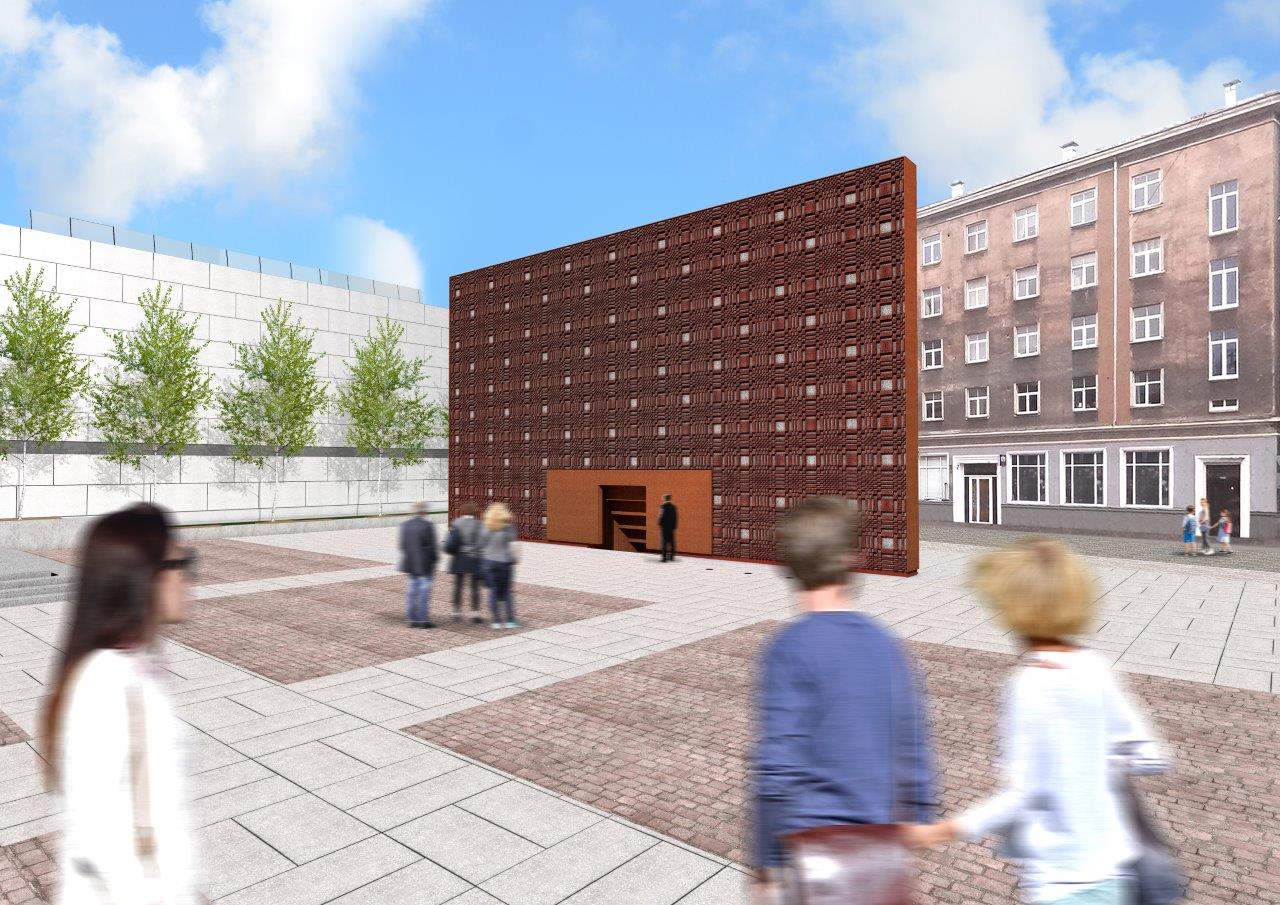 Pie Okupācijas muzeja sākta piemiņas objekta izbūve