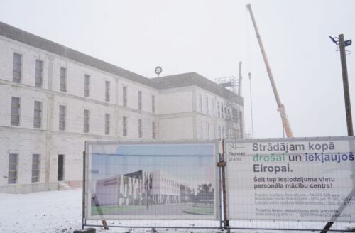 Atzīmēti Spāru svētki Olaines Mācību centra topošajai ēkai