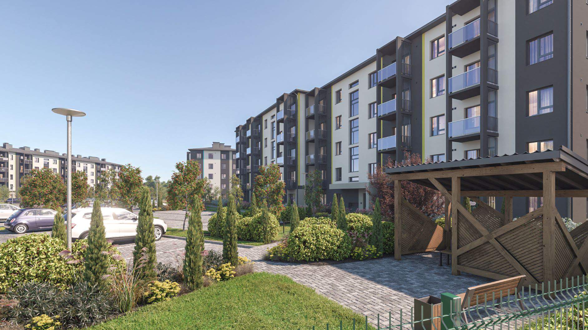 Sāk noslēdzošās kārtas būvniecību projektā “Pagalms 2.0”