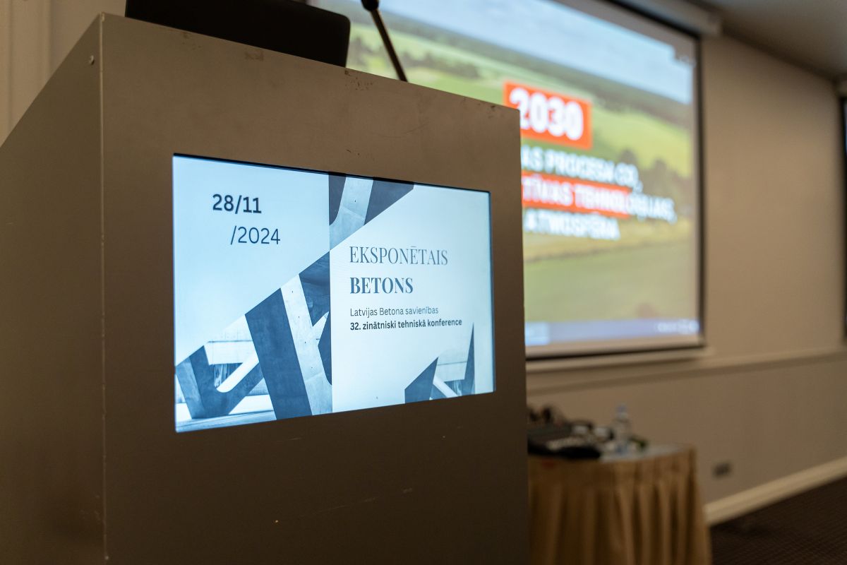 Latvijas Betona savienības konference apliecina sadarbības un inovāciju nozīmi eksponētā betona attīstībā