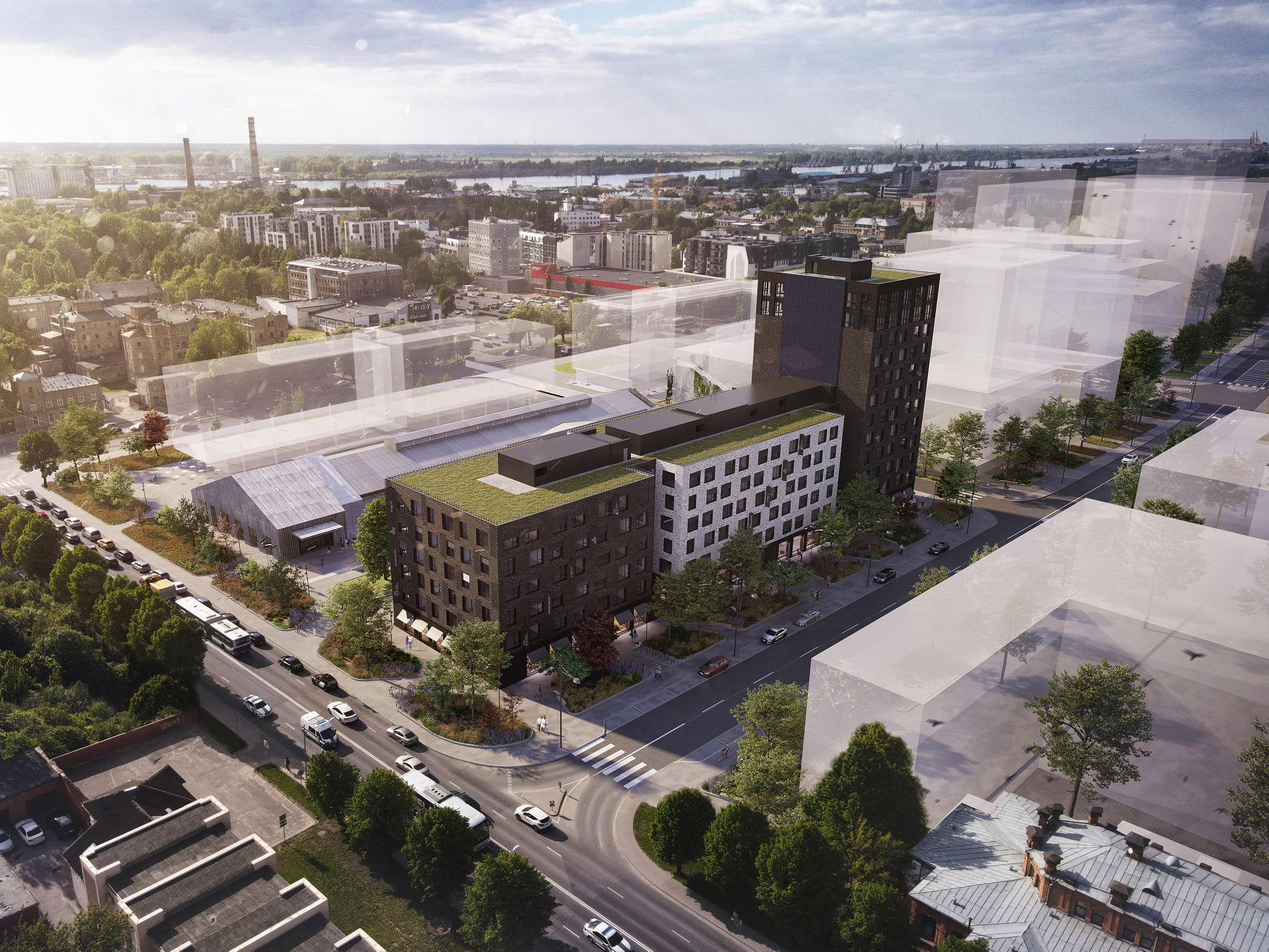 “Pillar Capital” būvēs 26 miljonus eiro vērtu biroju ēku