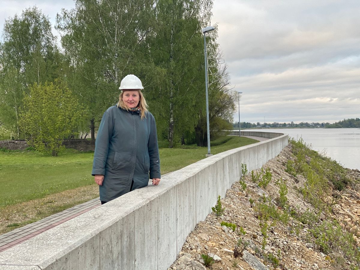 Astrīdas Dutkevičas ceļš būvlaukumā