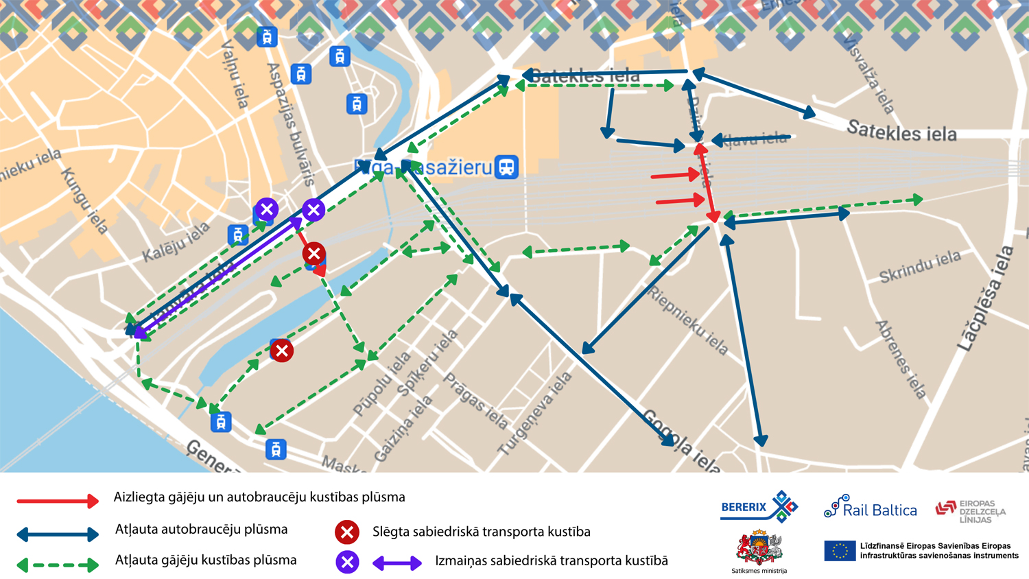 Daļēji demontēs Prāgas un Dzirnavu ielas pārvadu Rīgā