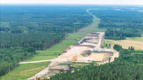 Notiek būvdarbi topošajā infrastruktūras apkopes punktā pie Iecavas