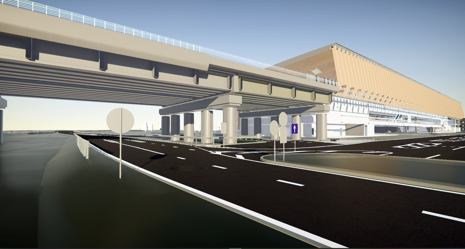 Jaunā dzelzceļa stacija pie lidostas “Rīga” namdurvīm