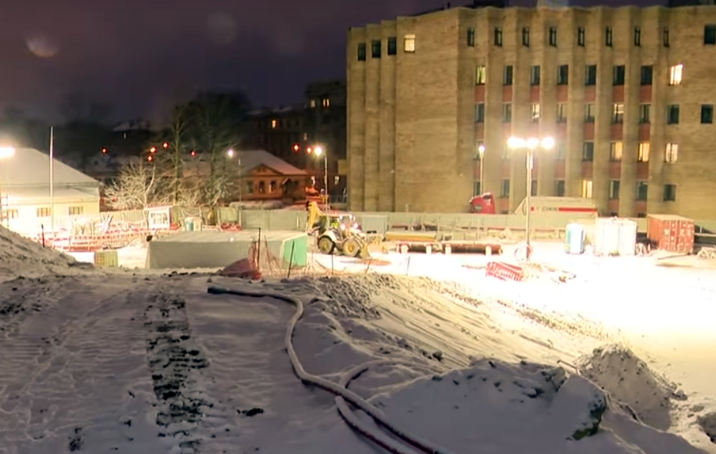 “Rail Baltica” būvnieki Rīgas stacijā sāk pārvadu būvniecību