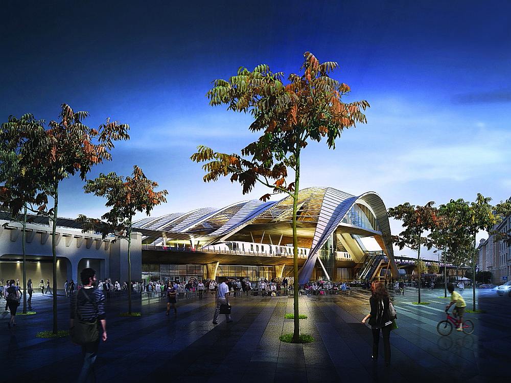 Sākta stacijas ēkas būvniecība “Rail Baltica” Rīgas Centrālajā mezglā