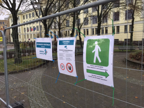 Lāčplēša ielā sākti 