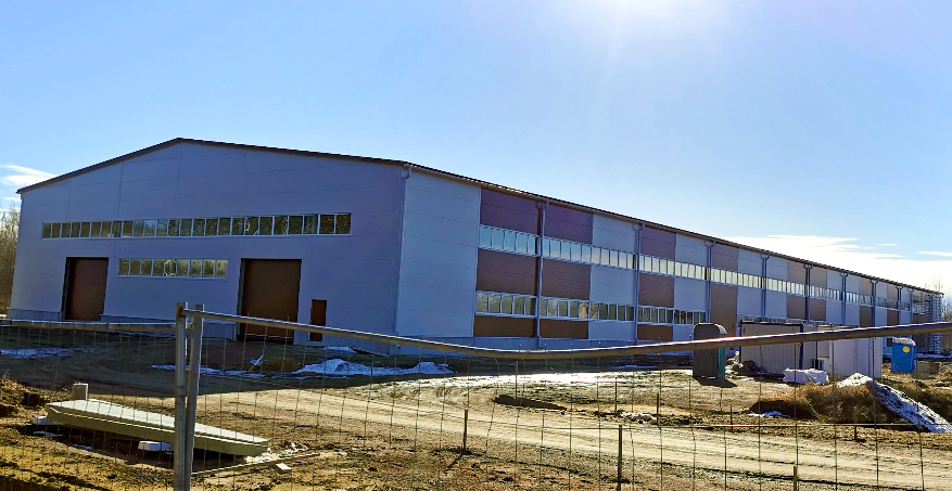 Limbažos ražošanas ēkas būvdarbi tuvojas noslēgumam