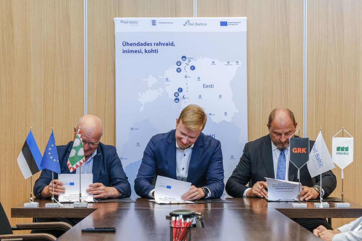 “Rail Baltica” paraksta vēl vienu līgumu par pamattrases būvniecību Igaunijā