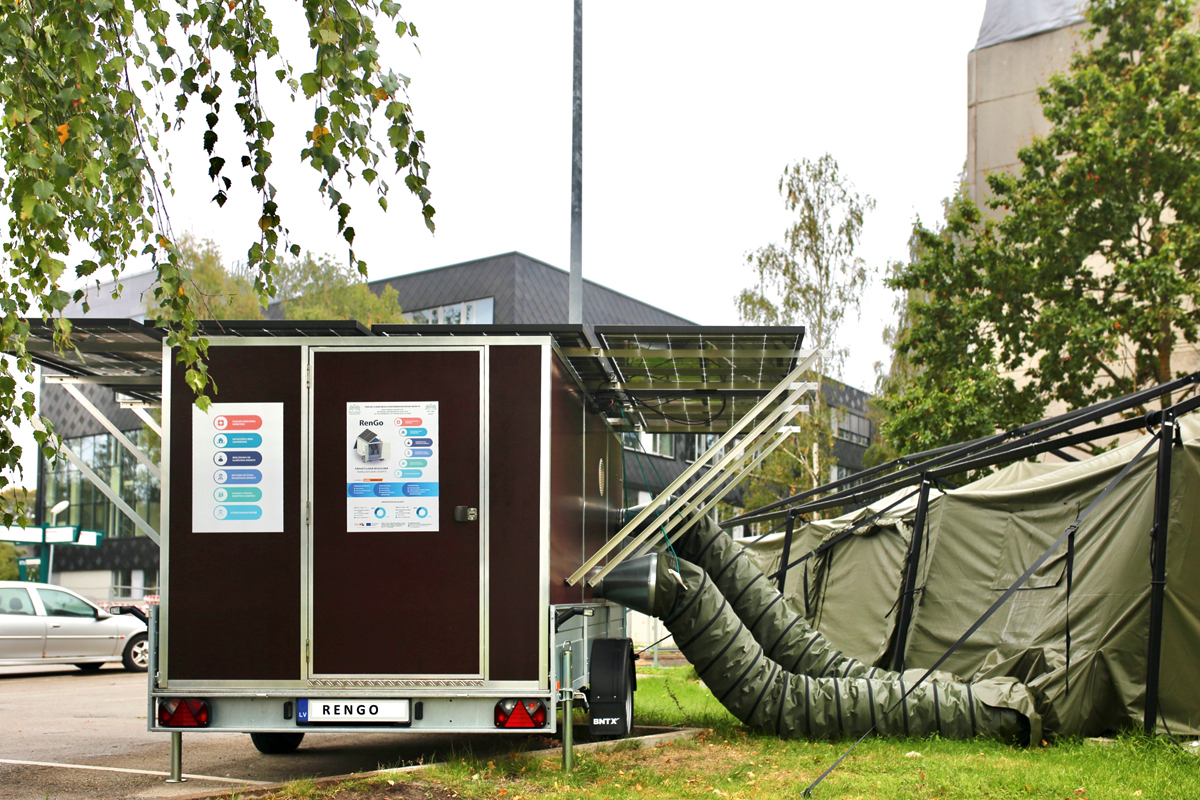 Pārvietojama modulāra energoapgādes iekārta 