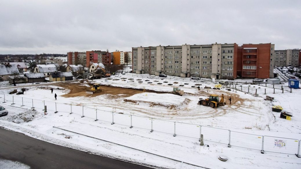 Rēzeknē būvē jaunu tirdzniecības centru