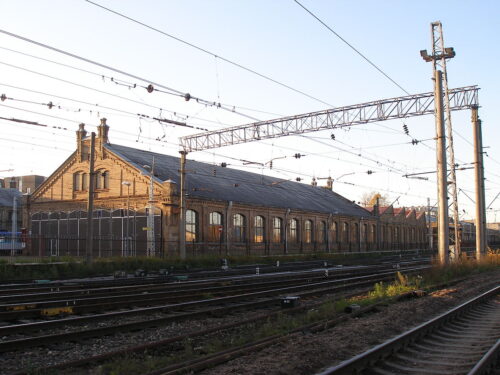 Rīgas 5. tramvaju depo izbūvēti pirmie sliežu ceļi