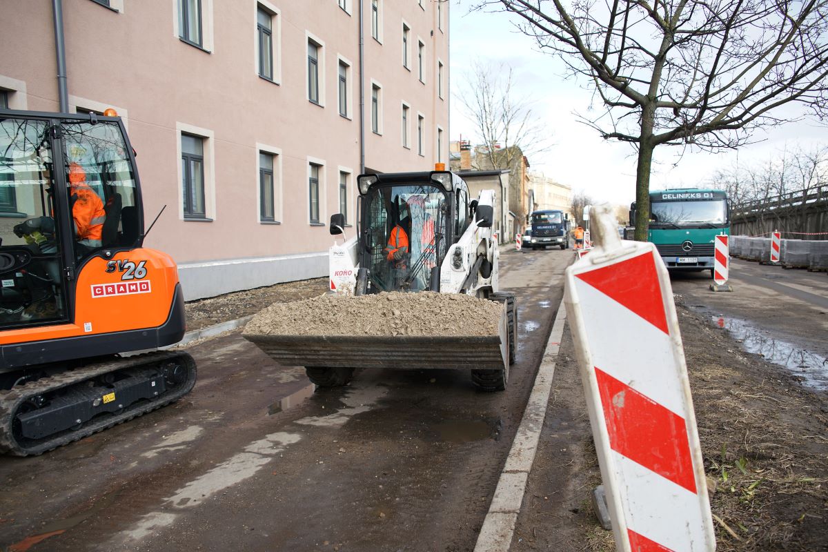 Rīgā labiekārto Mazo Krasta ielu līdzdalības budžeta projekta ietvaros