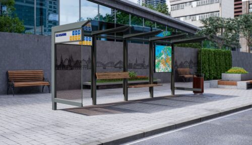 Rīgā būs jaunas, vienota dizaina sabiedriskā transporta pieturvietu nojumes