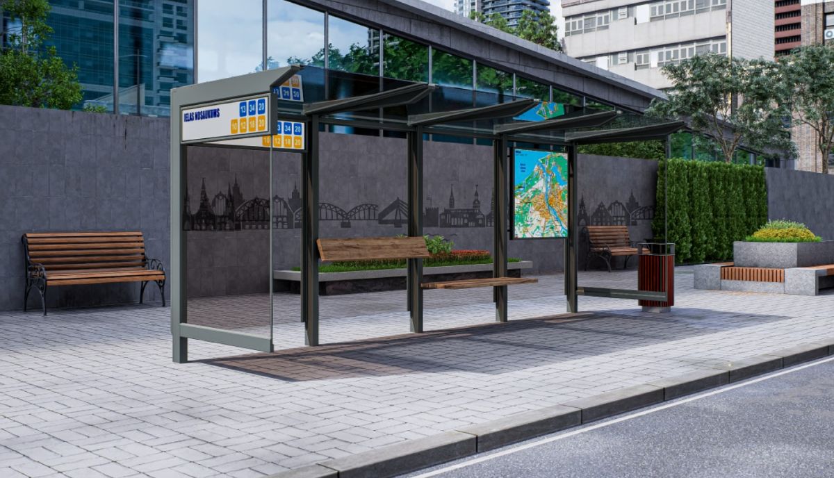Rīgā būs jaunas, vienota dizaina sabiedriskā transporta pieturvietu nojumes