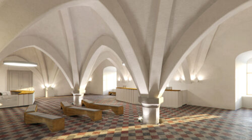 Atjaunos Rīgas pils kastelas dienvidu korpusu