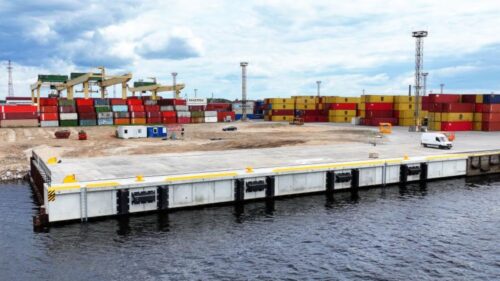 Rīgas ostā izbūvēti vairāki infrastruktūras objekti