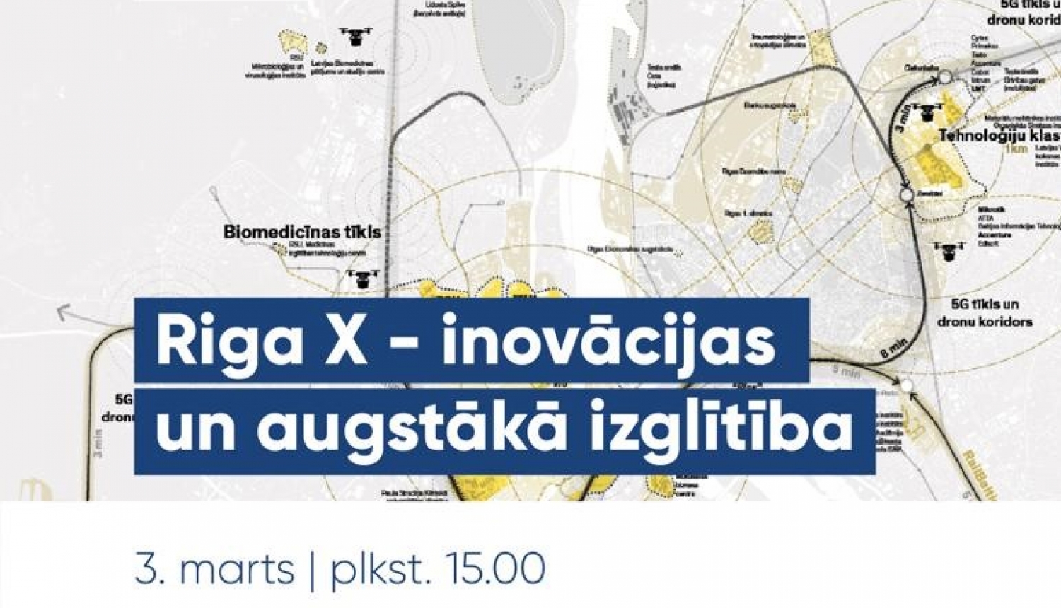 Notiks vebinārs “Riga X – inovācijas un augstākā izglītība”