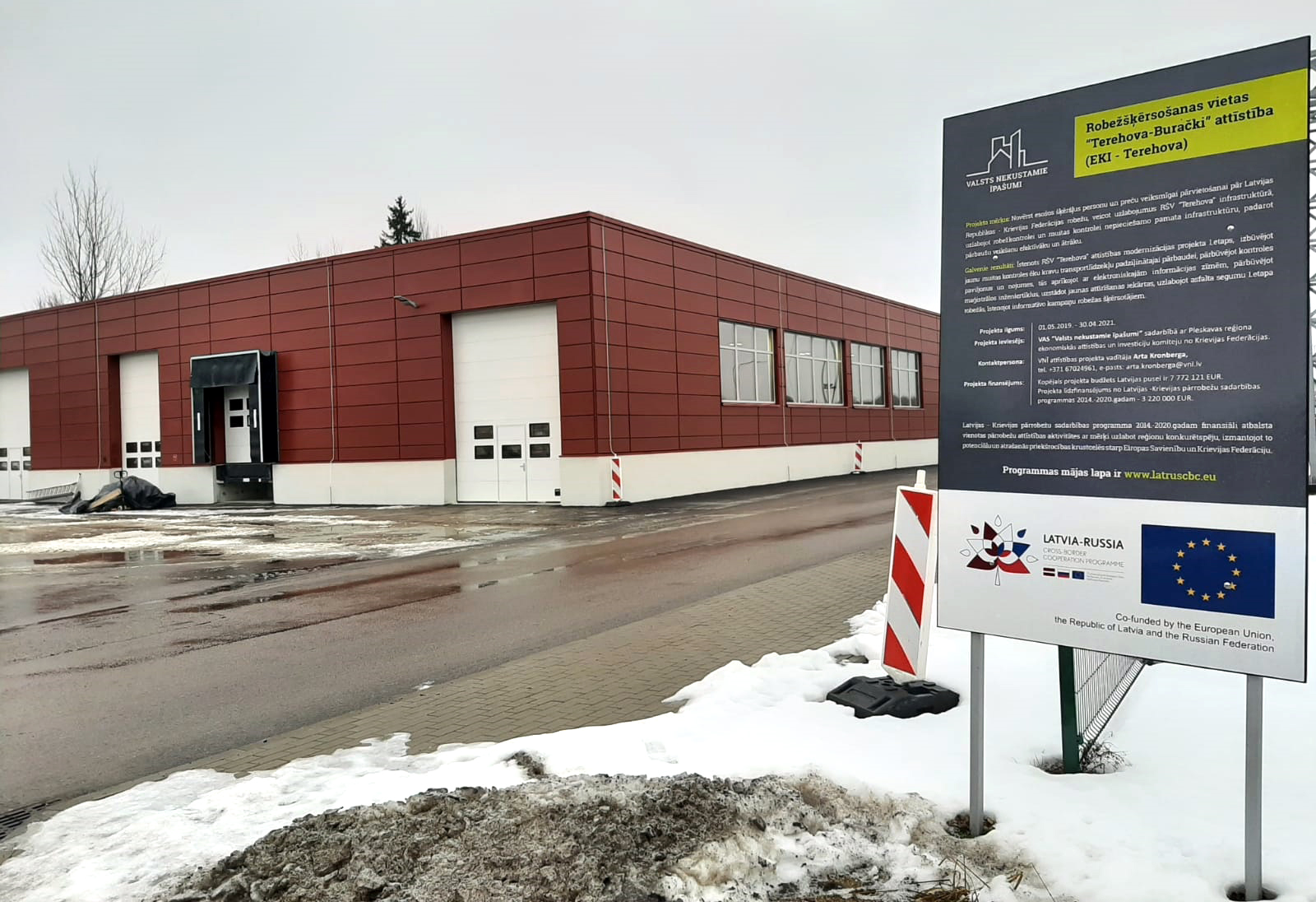 Ekspluatācijā nodota “Terehovas” muitas kontroles ēka