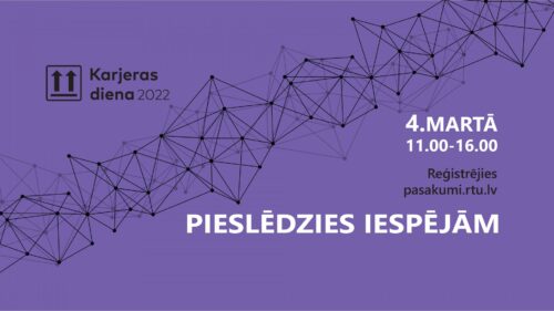 RTU rīkos virtuālās Karjeras dienas