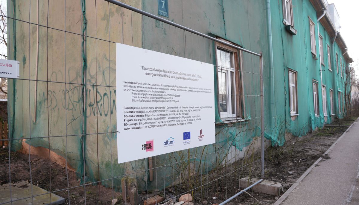 Rīgā sākti atjaunošanas darbi ēkām ar pašvaldībai piederošiem dzīvokļiem