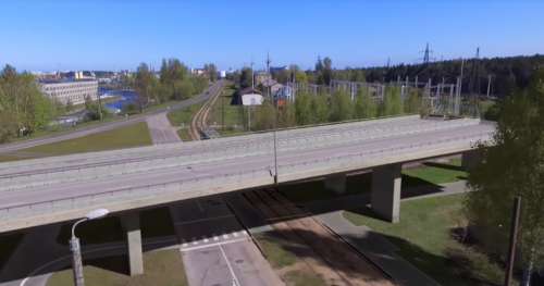 Iedzīti pirmie Sarkandaugavas tilta pāļi