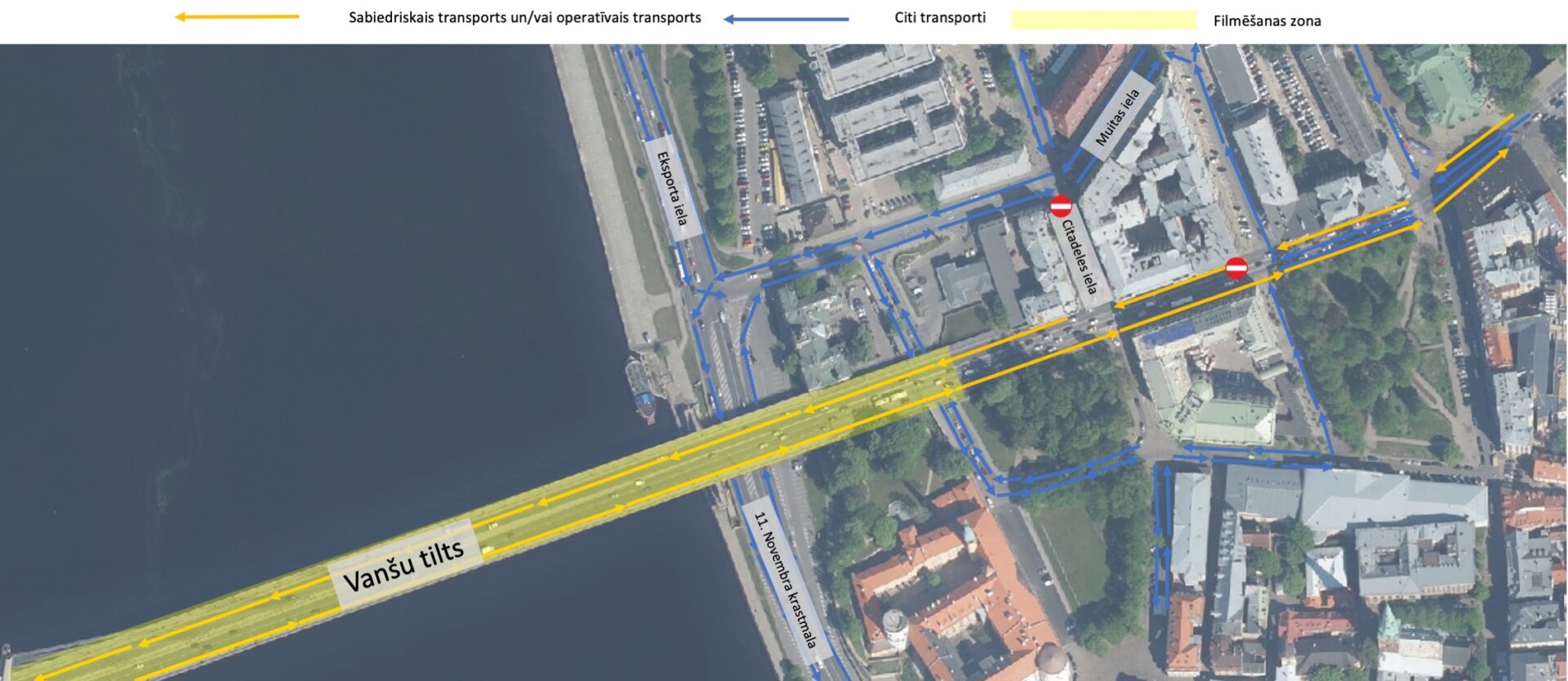 Naktī uz pirmdienu slēgs auto satiksmi uz Vanšu tilta