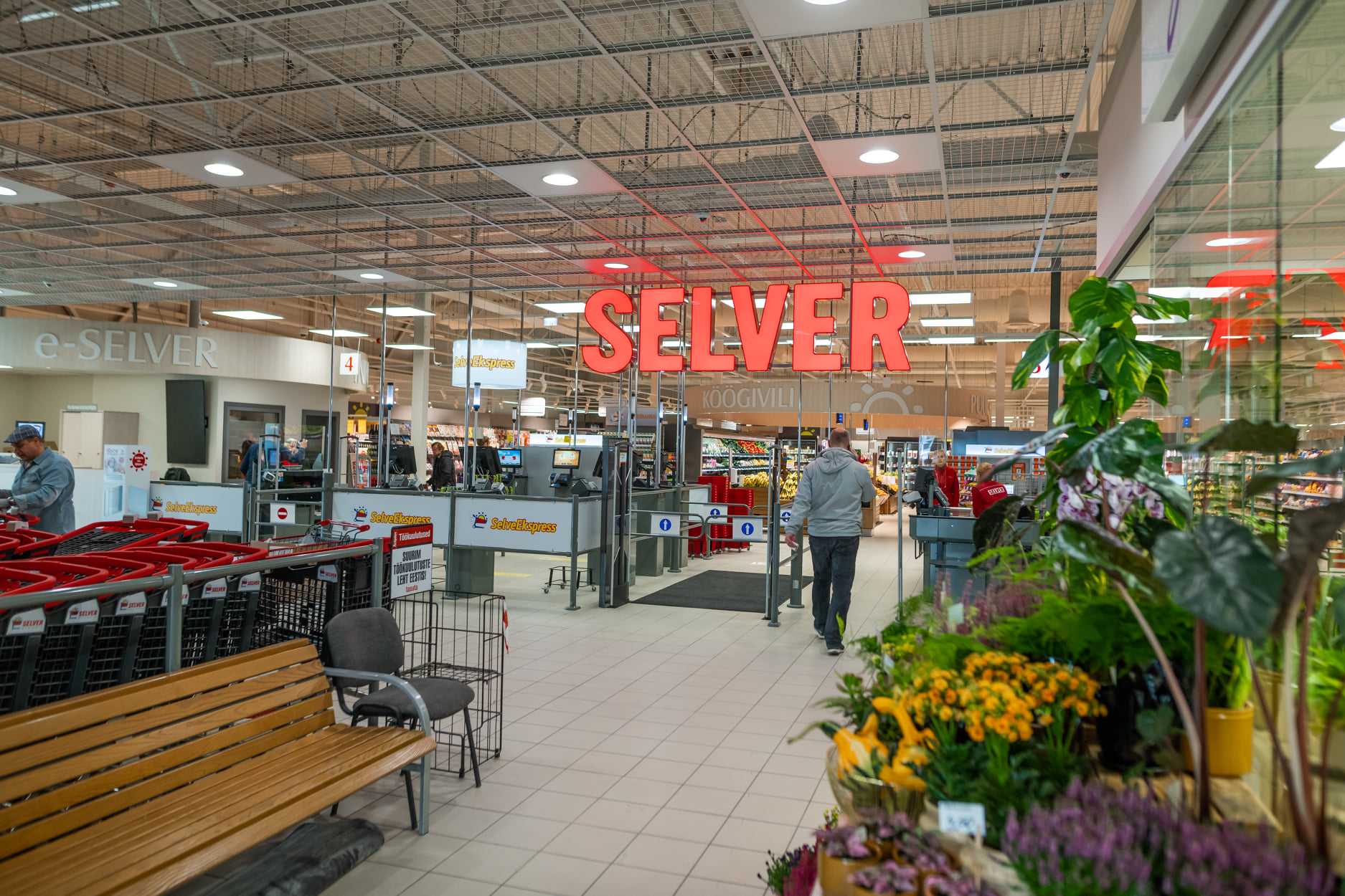 Renovēts dvīņu pilsētas veikals “Selver”