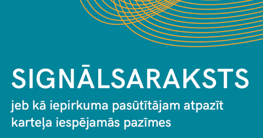 Izstrādā ieteikumus pasūtītājiem karteļa pazīmju atpazīšanai