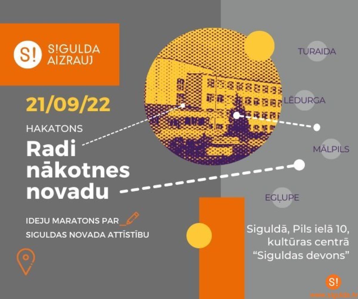 Hakatonā Siguldā meklēs idejas teritoriju un ēku jaunai izmantošanai