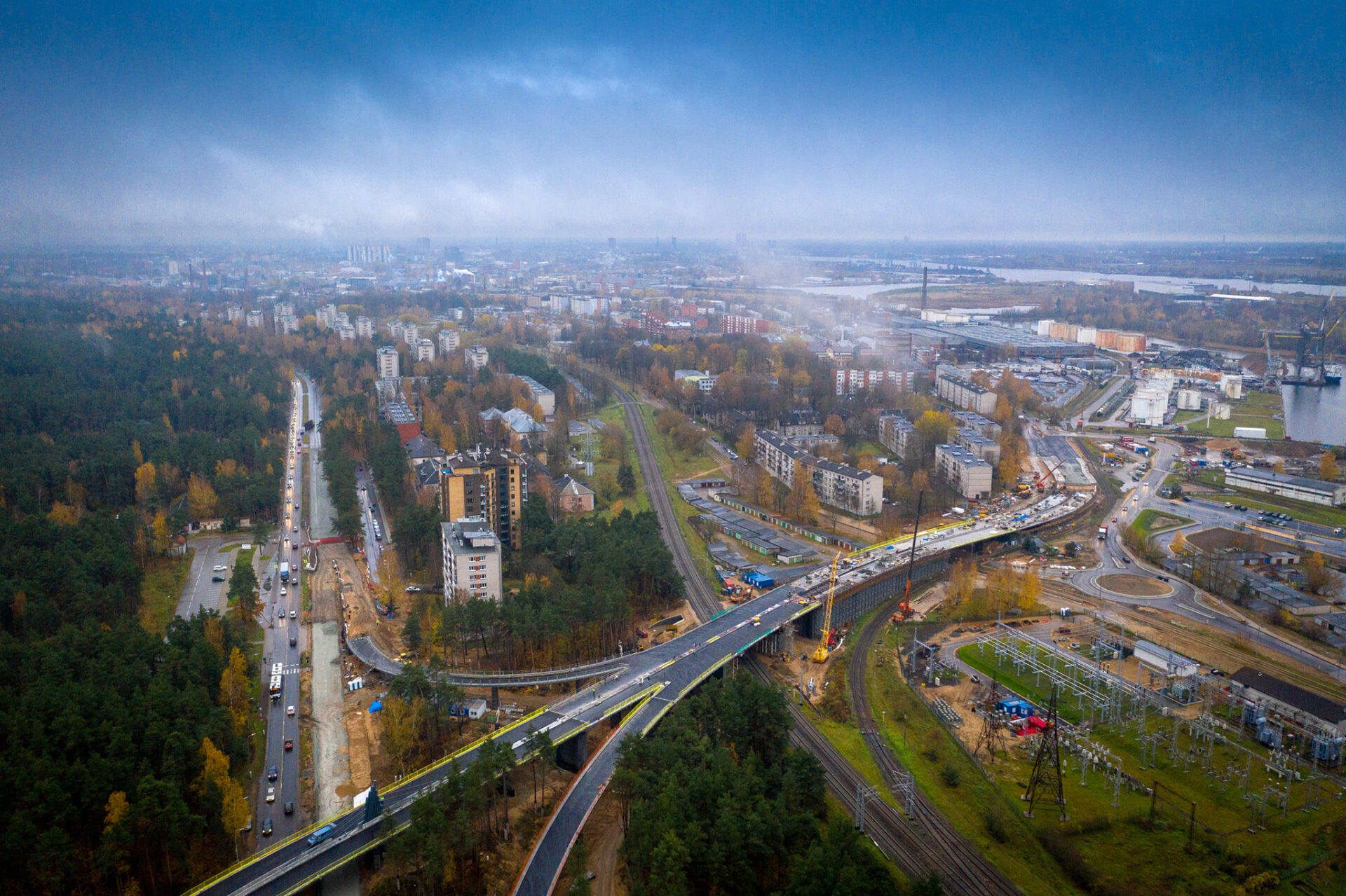 Iebetonētas pārvada Rīga–Skulte laidumu konstrukcijas